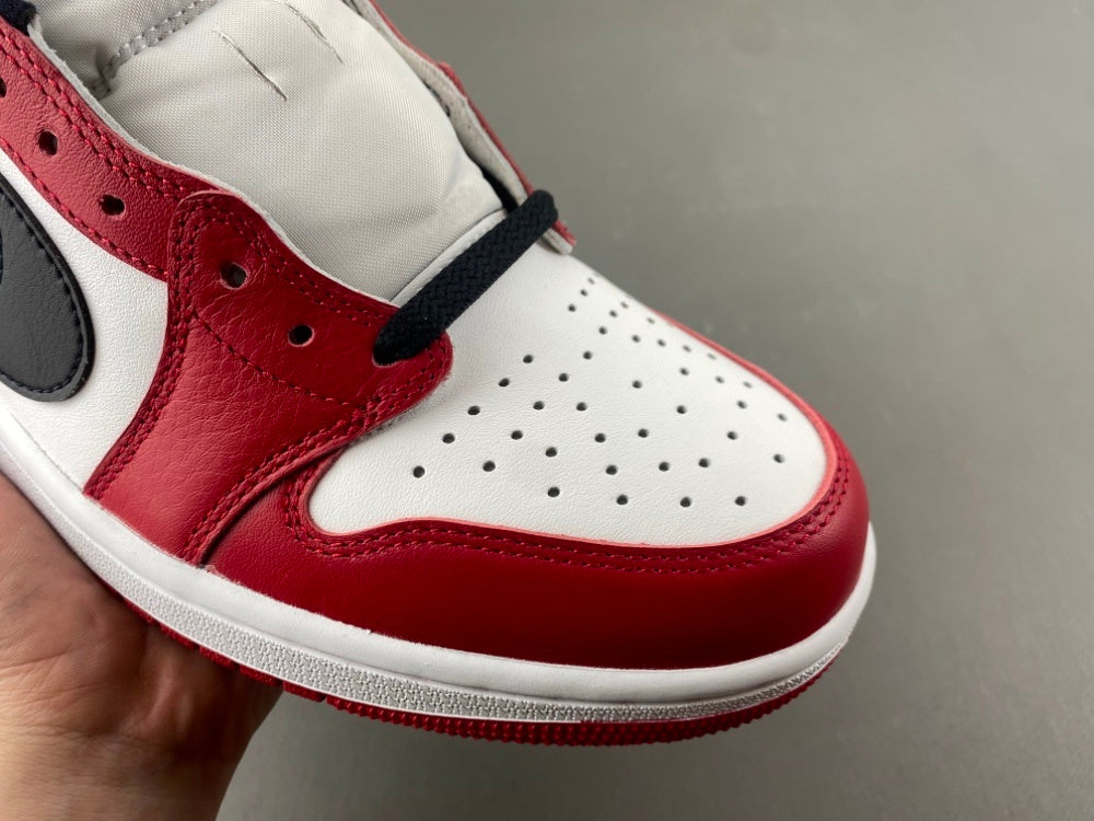 Low Top Sneakers, White Red Black Colorway, Lace Up Design, Casual Gift for Sneaker Fans
