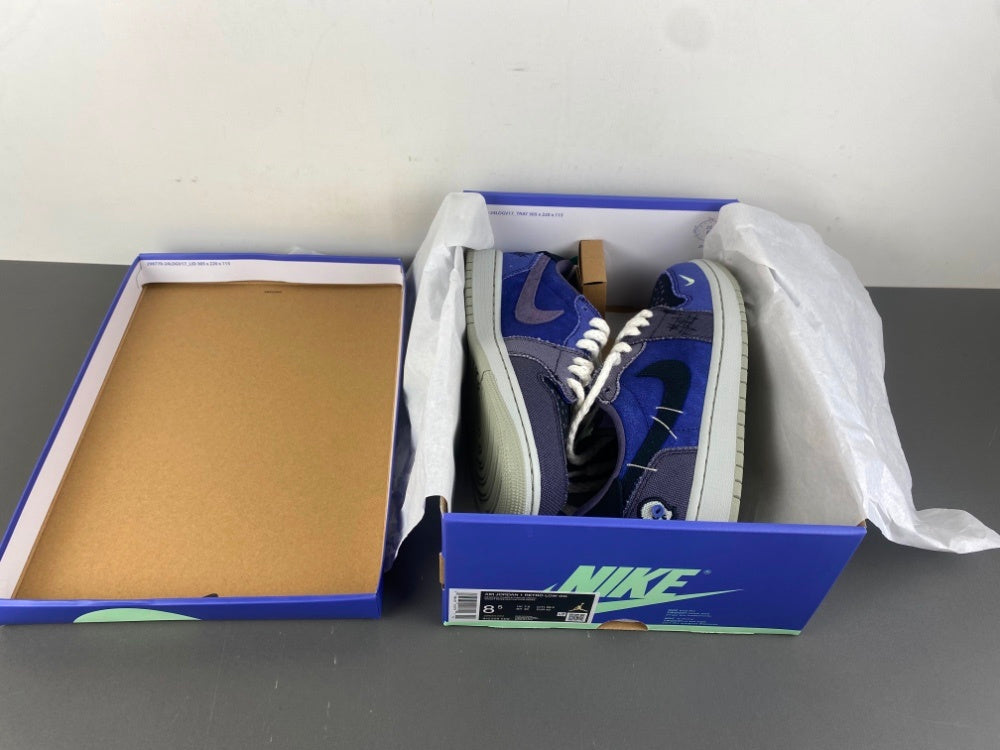 Low Top Sneakers, Blue White Colorway, Lace Up Design, Casual Gift for Sneaker Fans