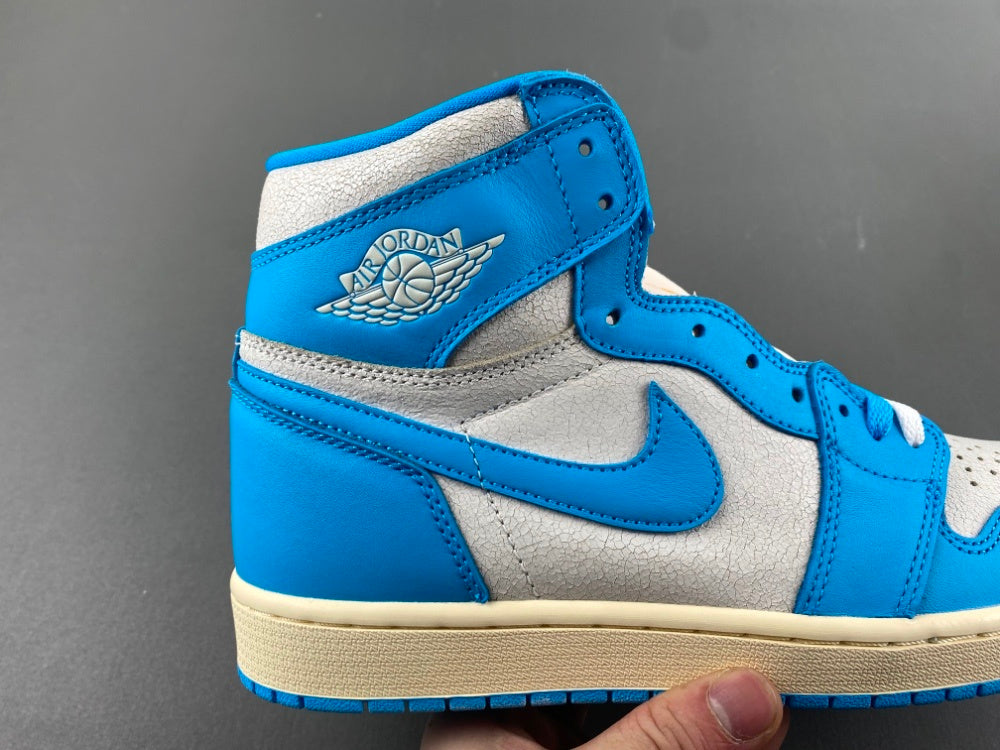 High Top Sneakers, Blue White Colorway, Lace Up Design, Casual Gift for Sneaker Fans