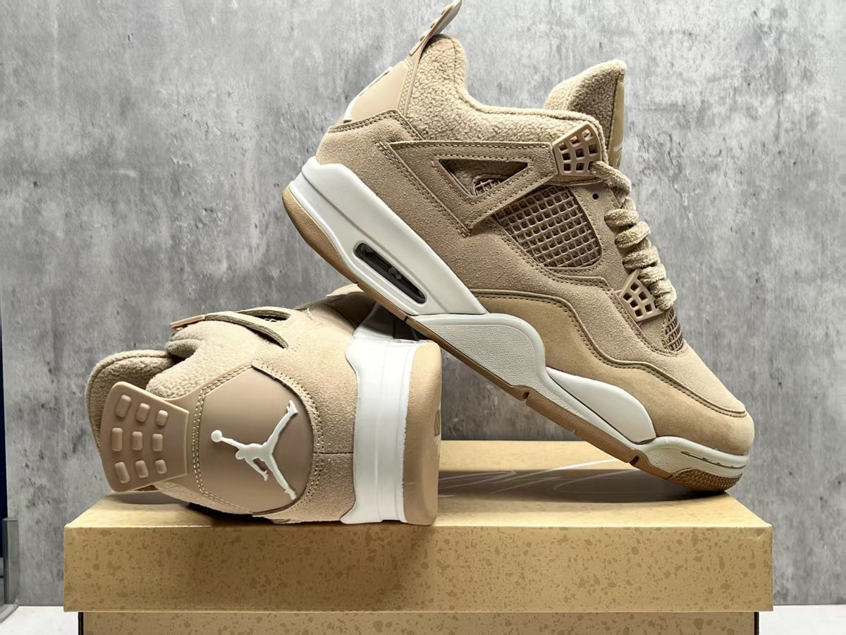 Mid Top Sneakers, Beige Colorway, Lace Up Design, Casual Gift for Sneaker Fans