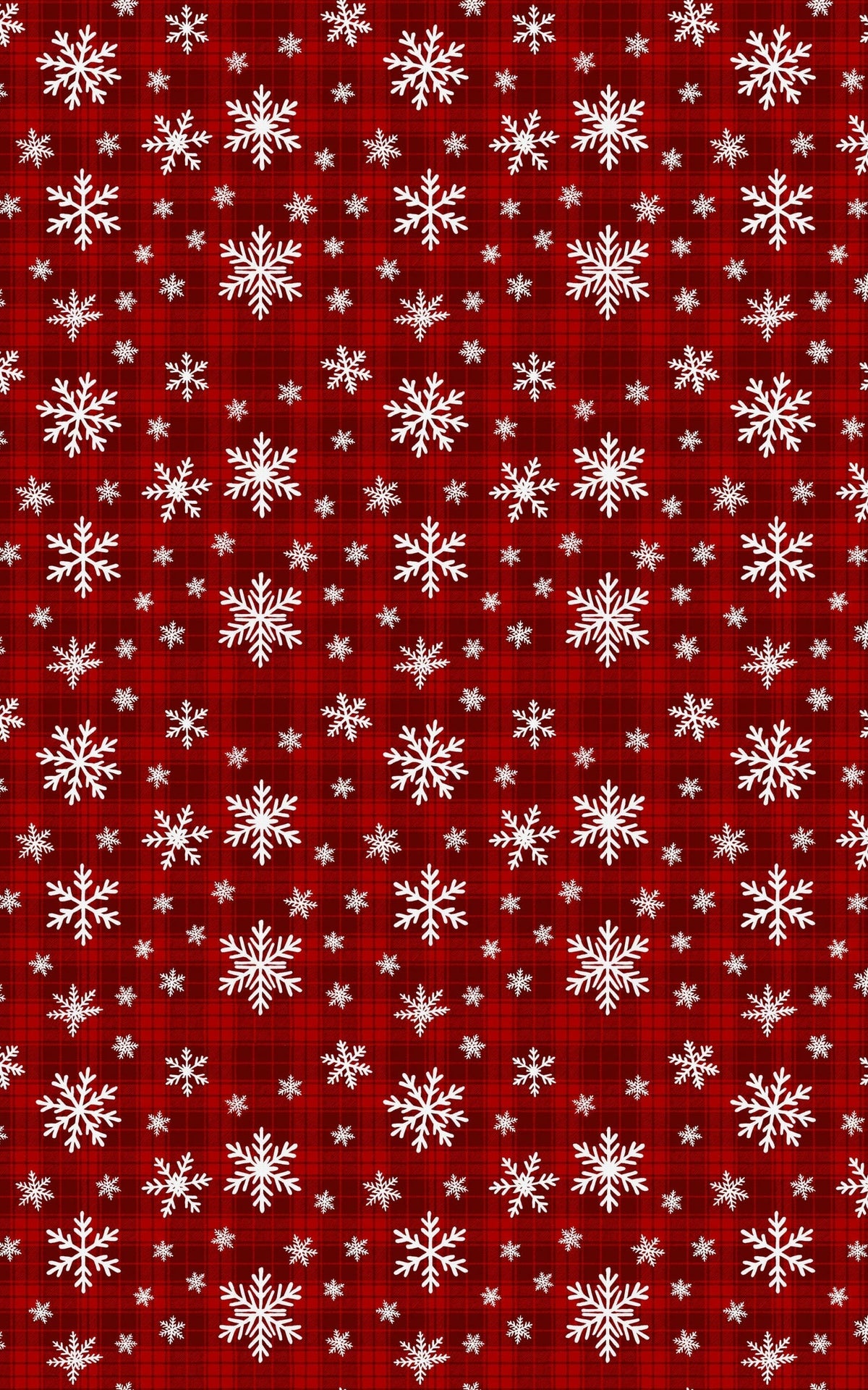 Snowfall Holiday Gift Wrap, Red Plaid Christmas Wrapping Paper, Winter Tartan Present Paper, Comfy Christmas Gift Wrap Roll, 