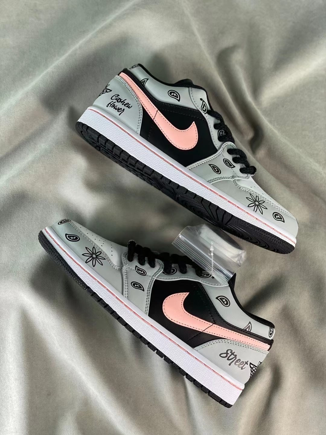 Low Top Sneakers, Pink Colorway, Lace Up Design, Casual Gift for Sneaker Fans