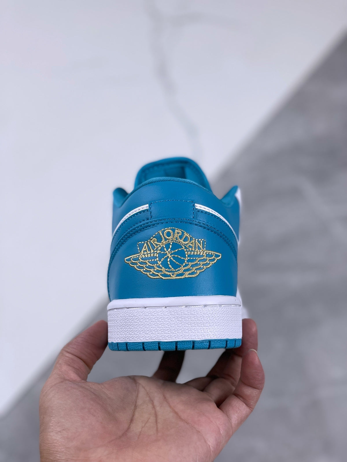 Low Top Sneakers, Blue White Colorway, Lace Up Design, Casual Gift for Sneaker Fans
