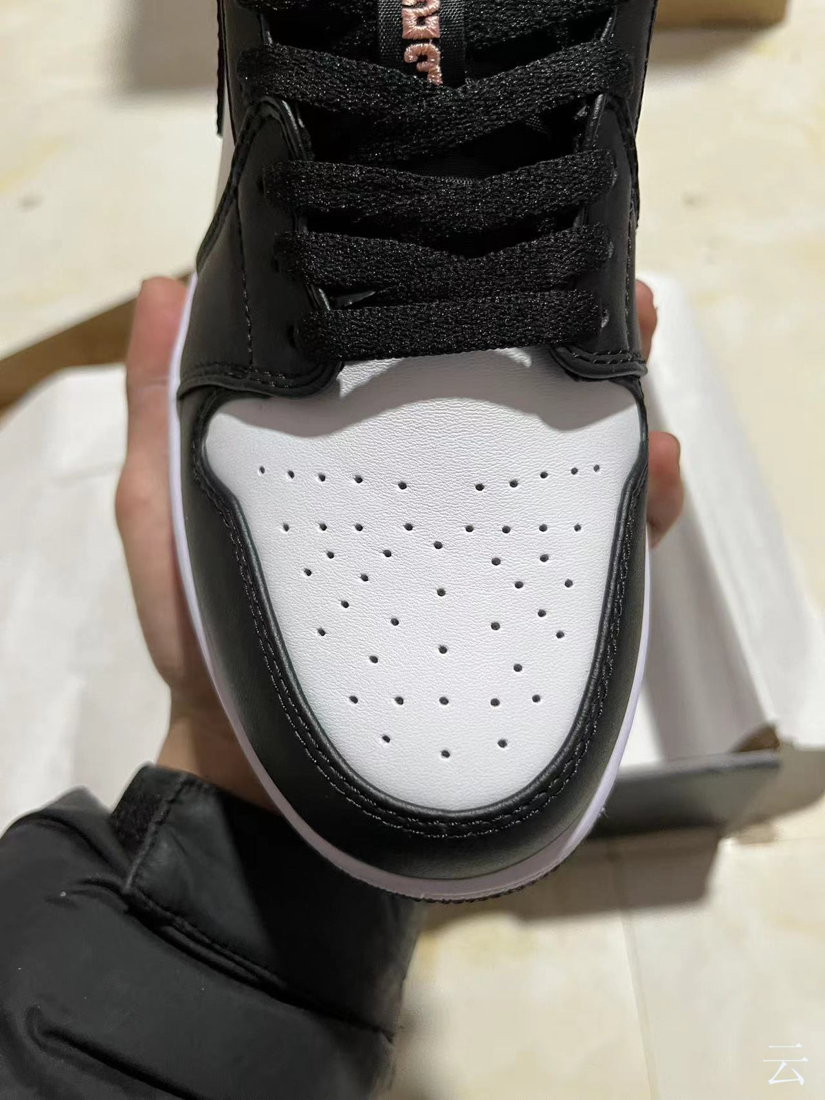 Mid Top Sneakers, White Black Pink Colorway, Lace Up Design, Casual Gift for Sneaker Fans