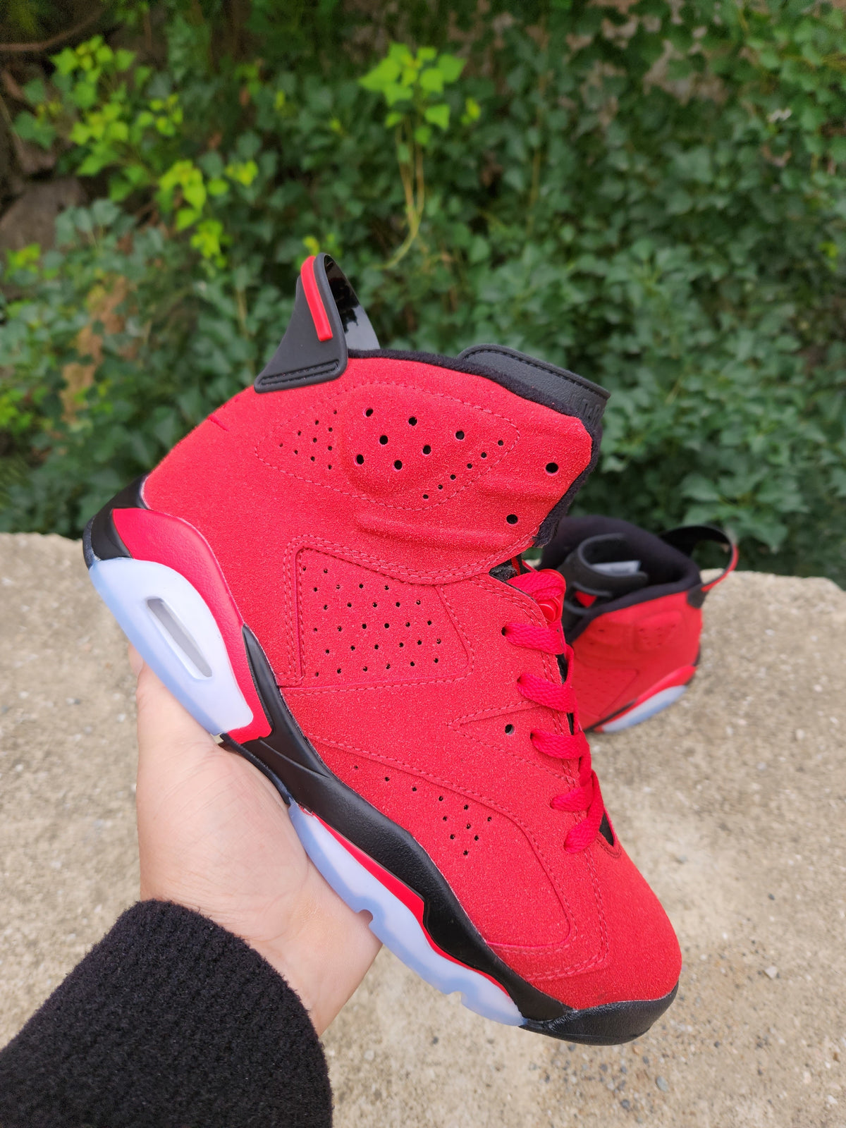 Sneakers, Red Colorway, Lace Up Design, Casual Gift for Sneaker Fans