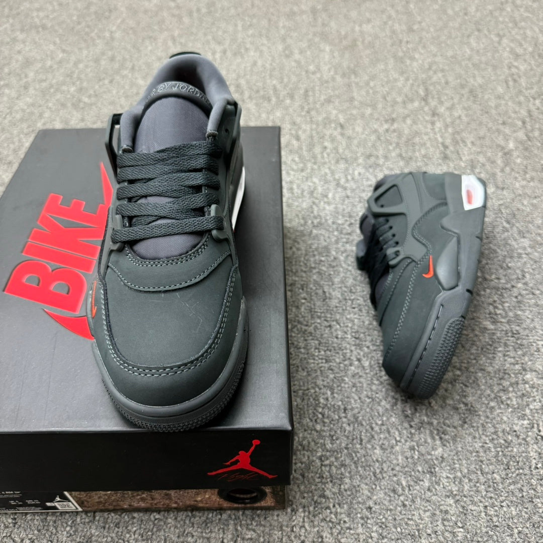 Basketball Shoes, Black Gray Colorway, Lace Up Design, Casual Gift for Shoe Lovers