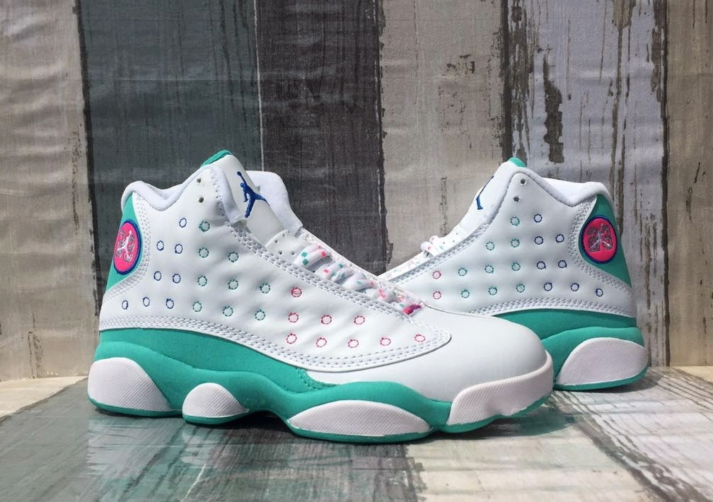 Sneakers, Mint Green White Colorway, Lace Up Design, Casual Gift for Sneaker Fans