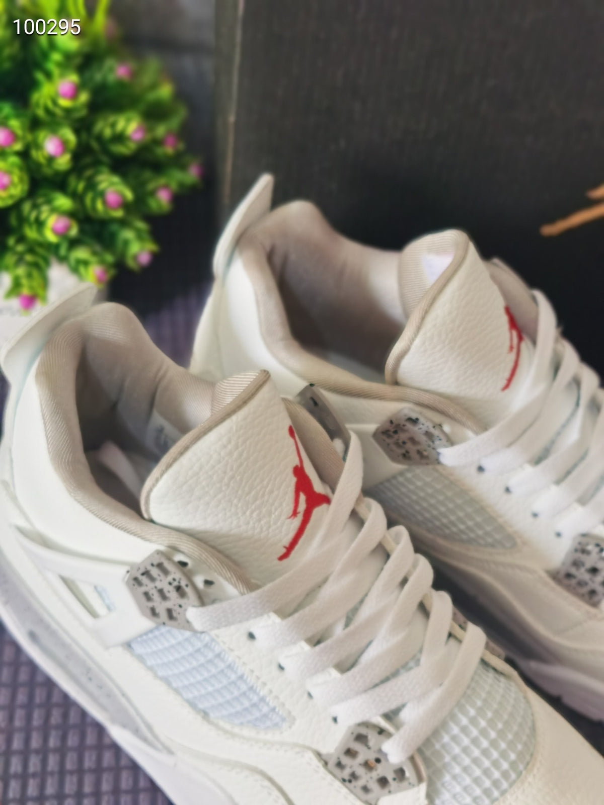 Retro Basketball Shoes, White Colorway, Lace Up Design, Casual Gift for Shoe Lovers