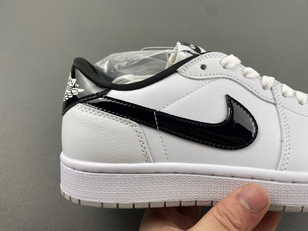 Low Top Sneakers, White Black Colorway, Lace Up Design, Casual Gift for Sneaker Fans