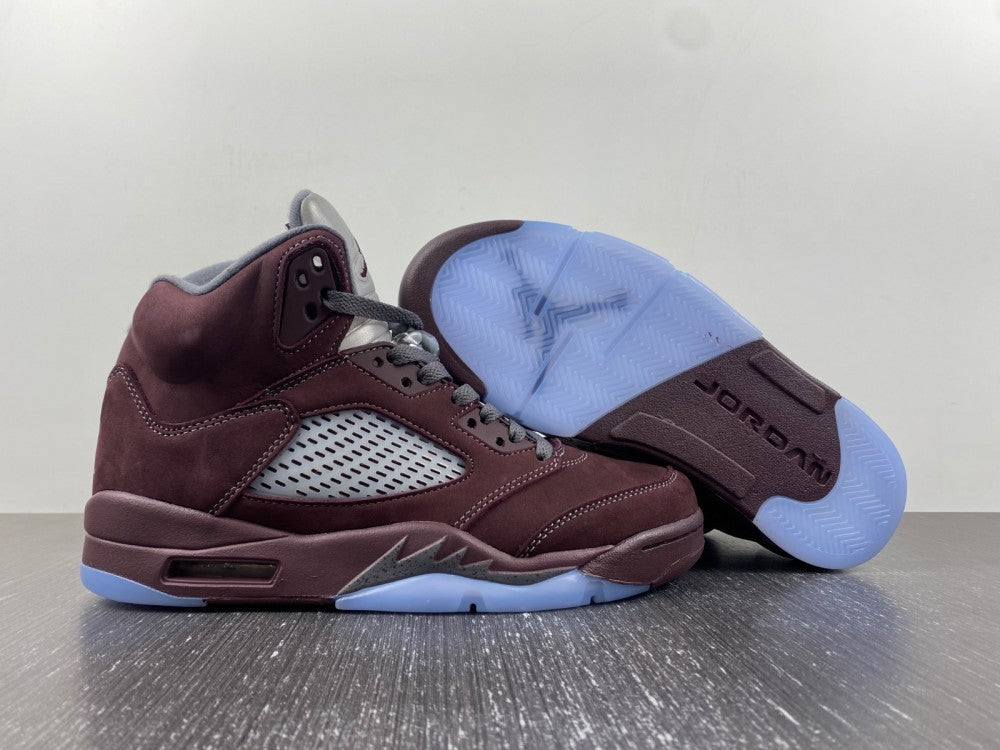 Sneakers, Burgundy Colorway, Leather Footwear, Lace Up Design, Casual Gift for Sneaker Fans