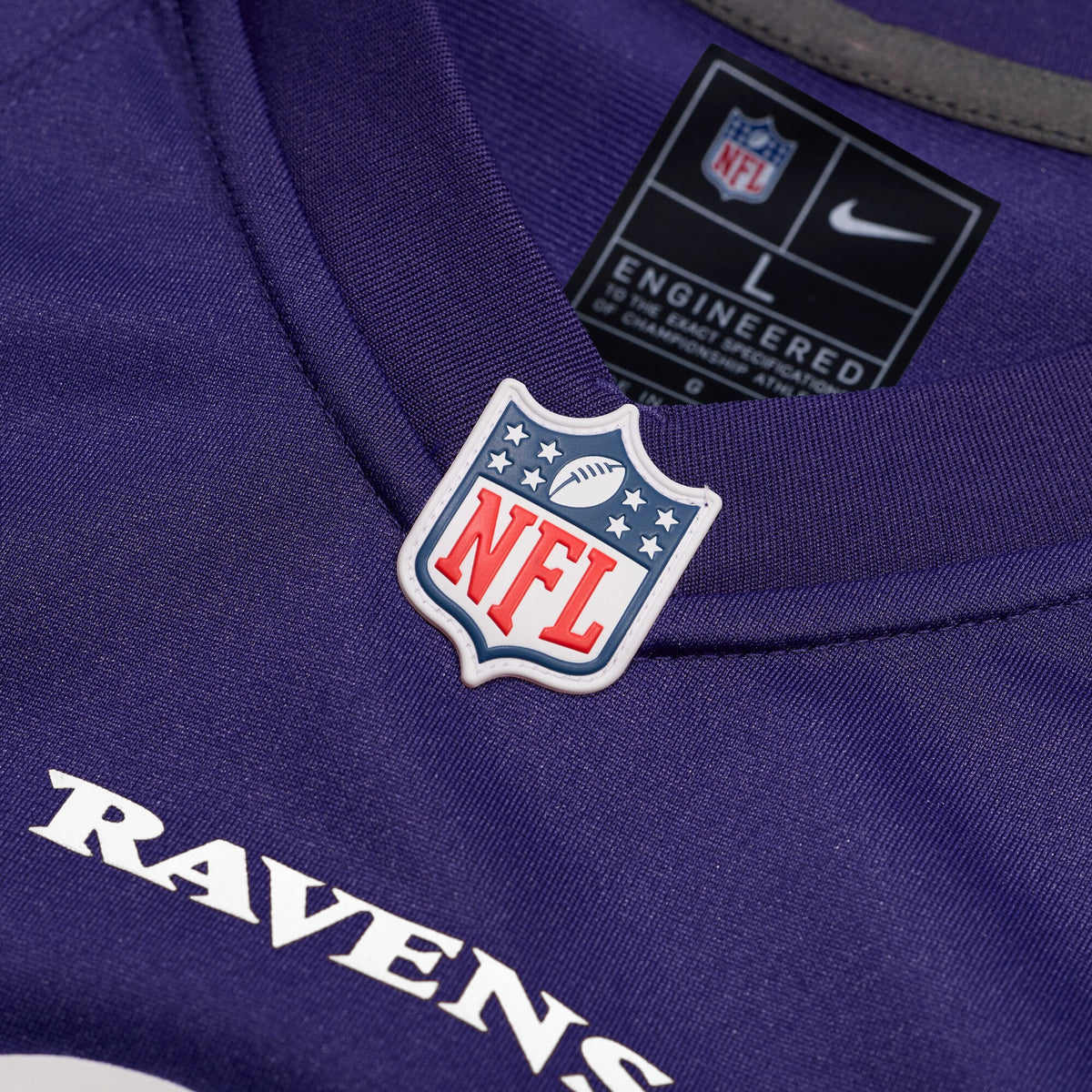 Baltimore Ravens Josh Tupou Purple Team Game Jersey