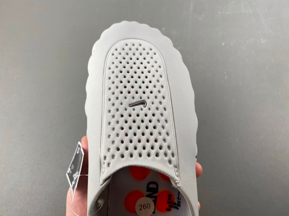 Slides, White Gray Sail Colorway, Slip On Design, Casual Gift for Shoe Lovers