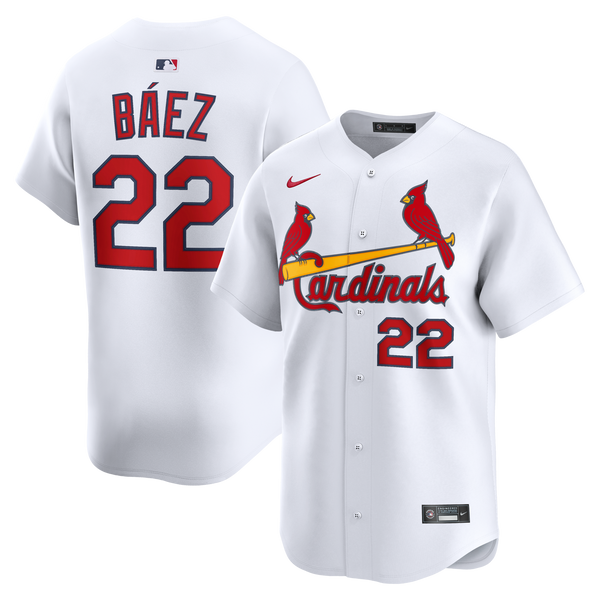 St. Louis Cardinals Joshua Báez White Home Limited Player Jersey
