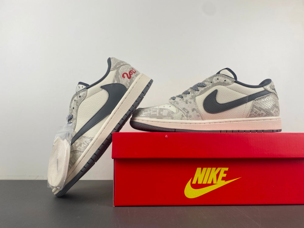 Low Top Sneakers, Off White Red Gray Colorway, Reverse Hook Design, Lace Up Design, Casual Gift for Sneaker Fans