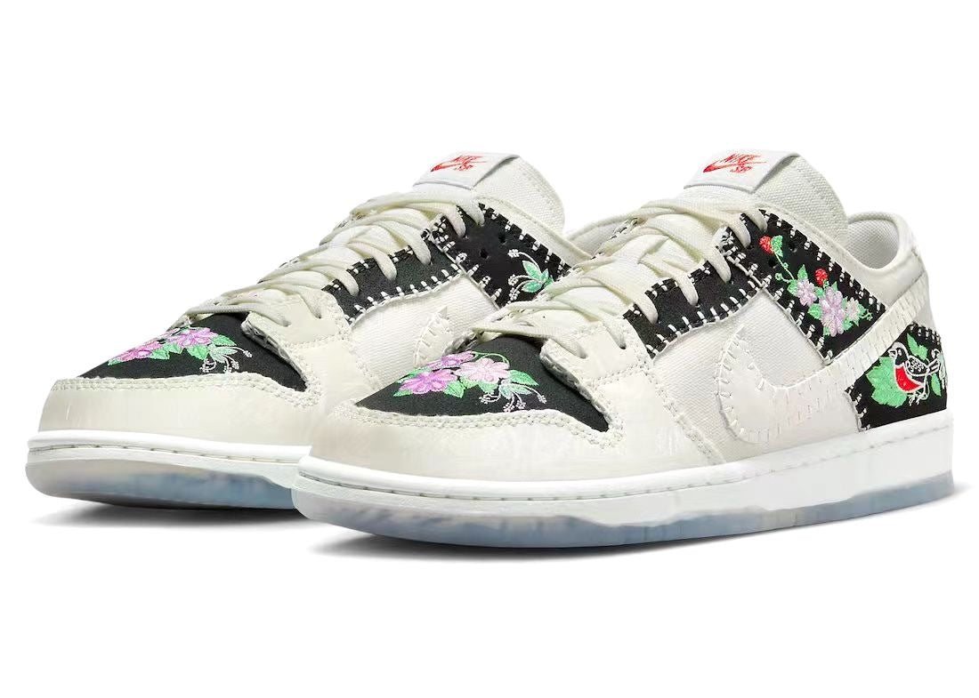 Low Top Sneakers, White Black Colorway, Lace Up Design, Casual Gift for Sneaker Fans
