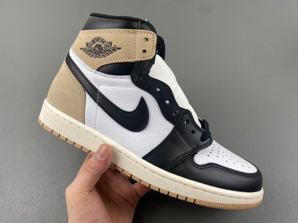 High Top Sneakers, White Black Colorway, Lace Up Design, Casual Gift for Sneaker Fans