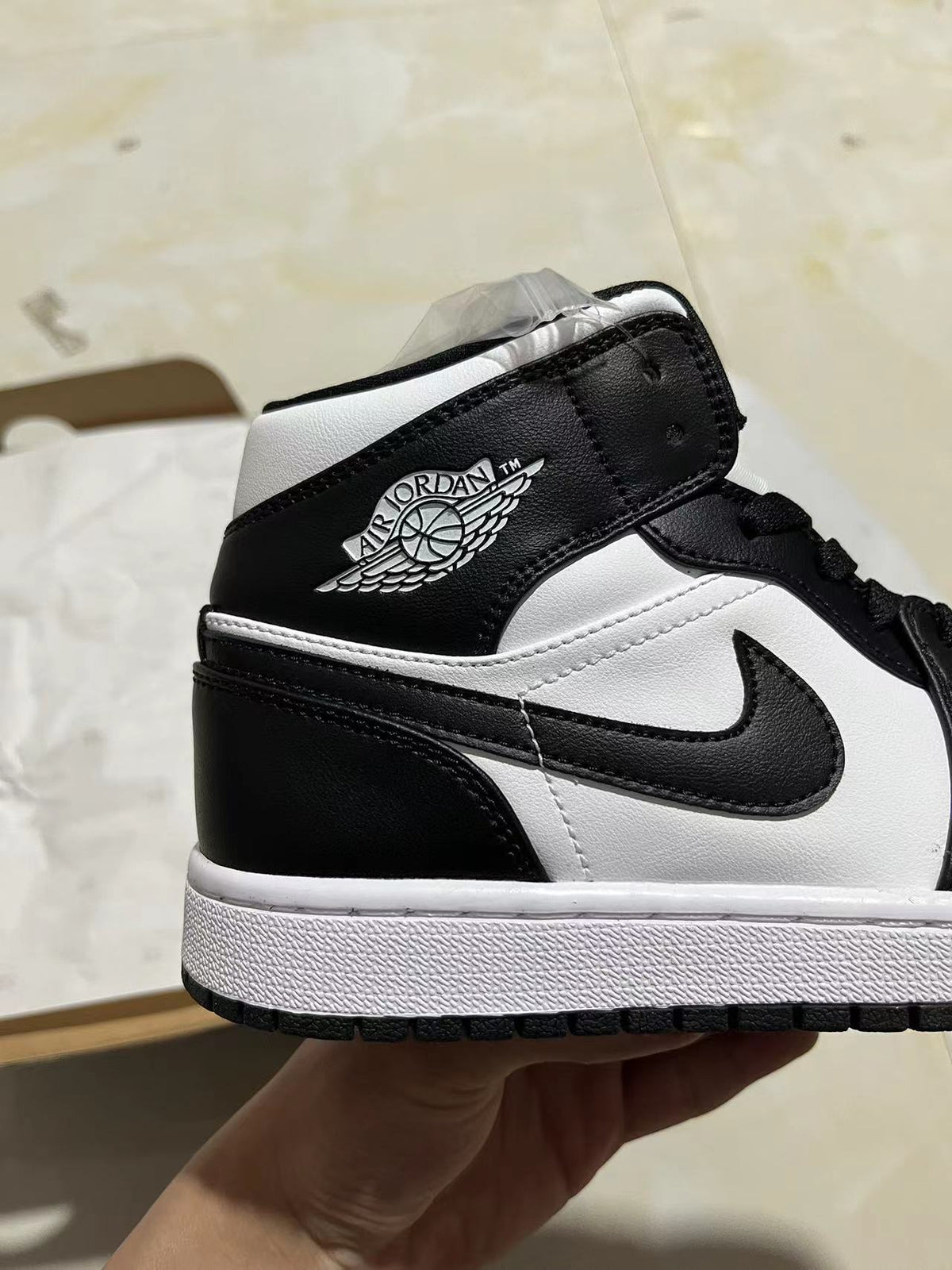 Mid Top Sneakers, White Black Colorway, Lace Up Design, Casual Gift for Sneaker Fans