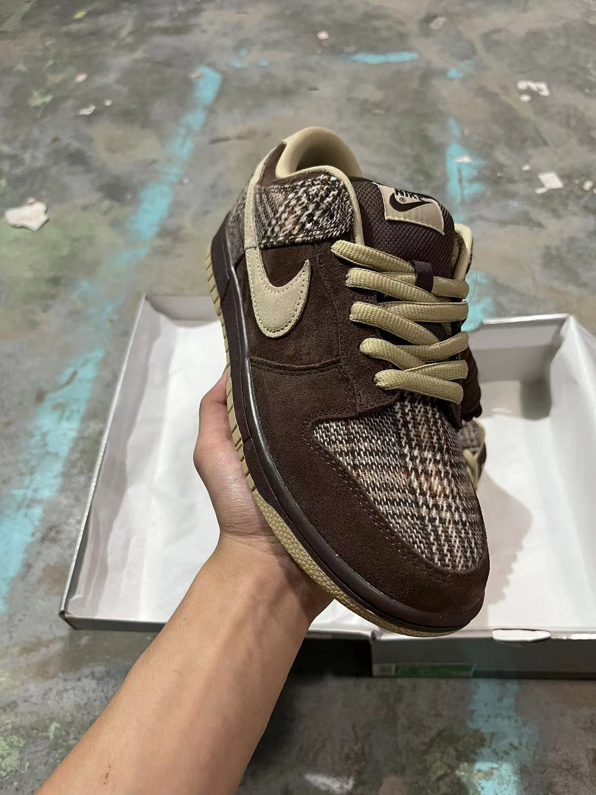 Low Top Sneakers, Brown Colorway, Lace Up Design, Casual Gift for Sneaker Fans