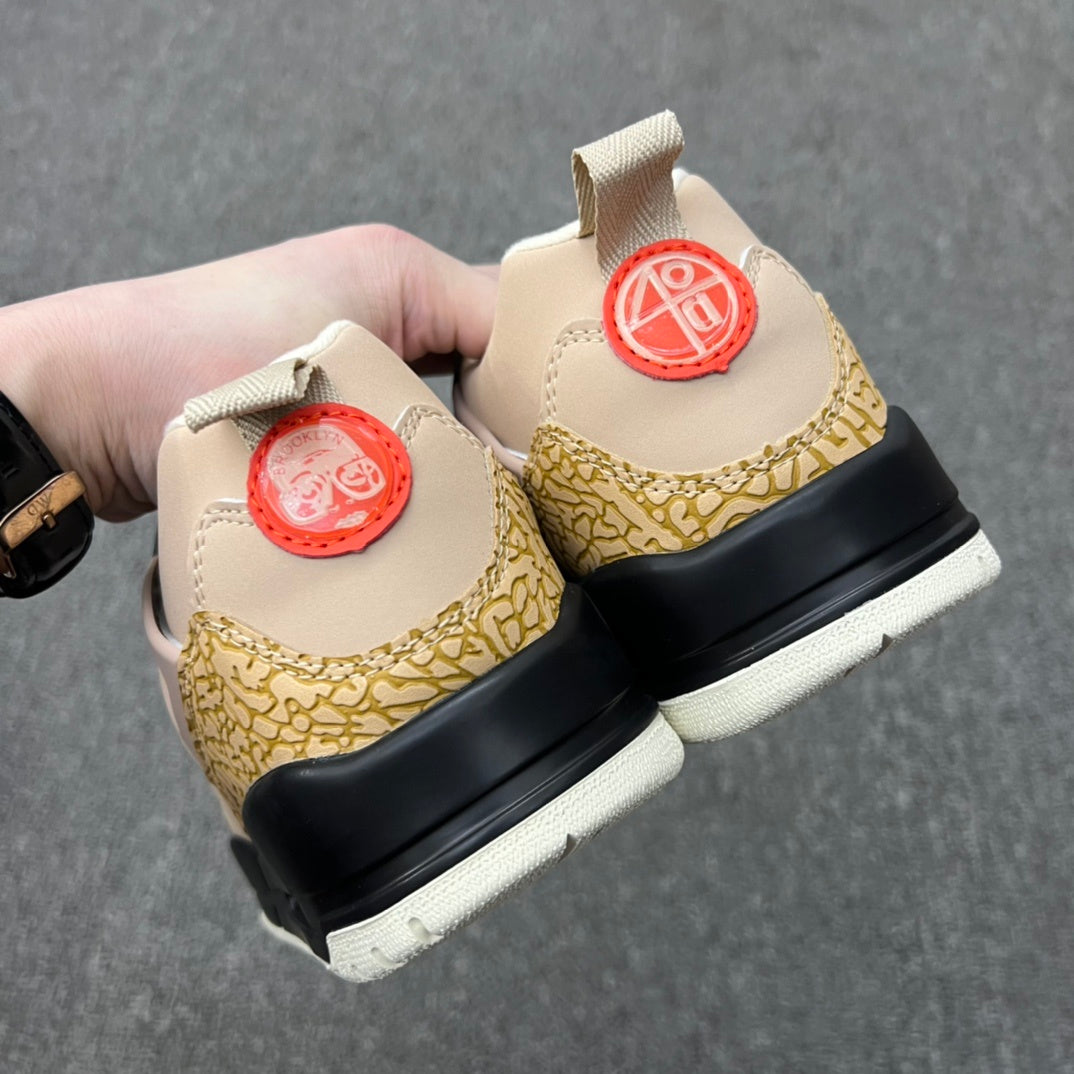 Low Top Sneakers, Brown Colorway, Lace Up Design, Casual Gift for Sneaker Fans