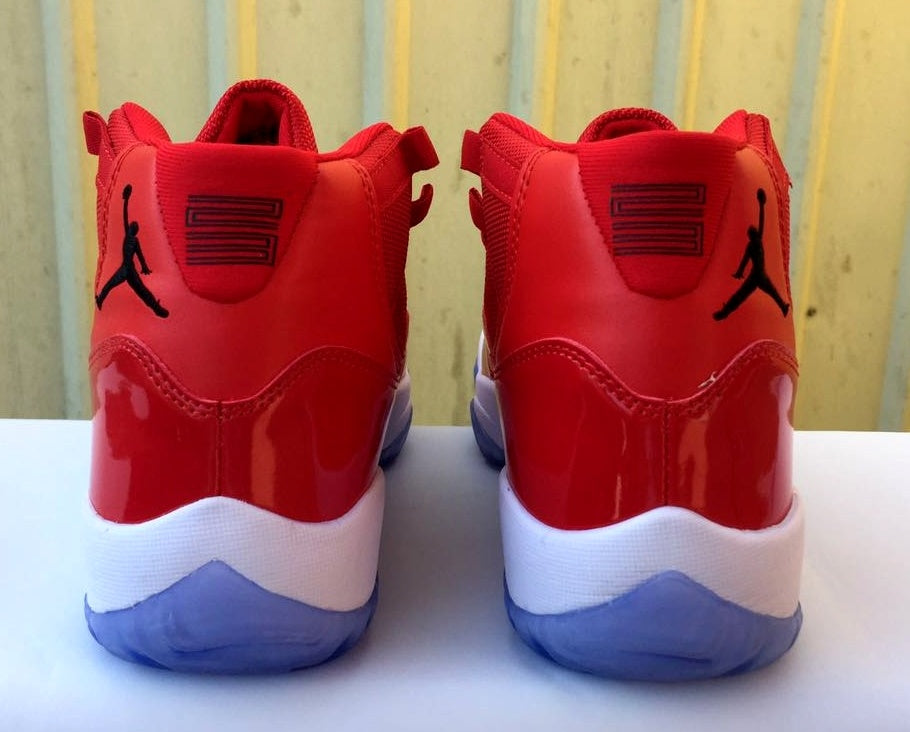 Sneakers, Red Colorway, Lace Up Design, Casual Gift for Sneaker Fans
