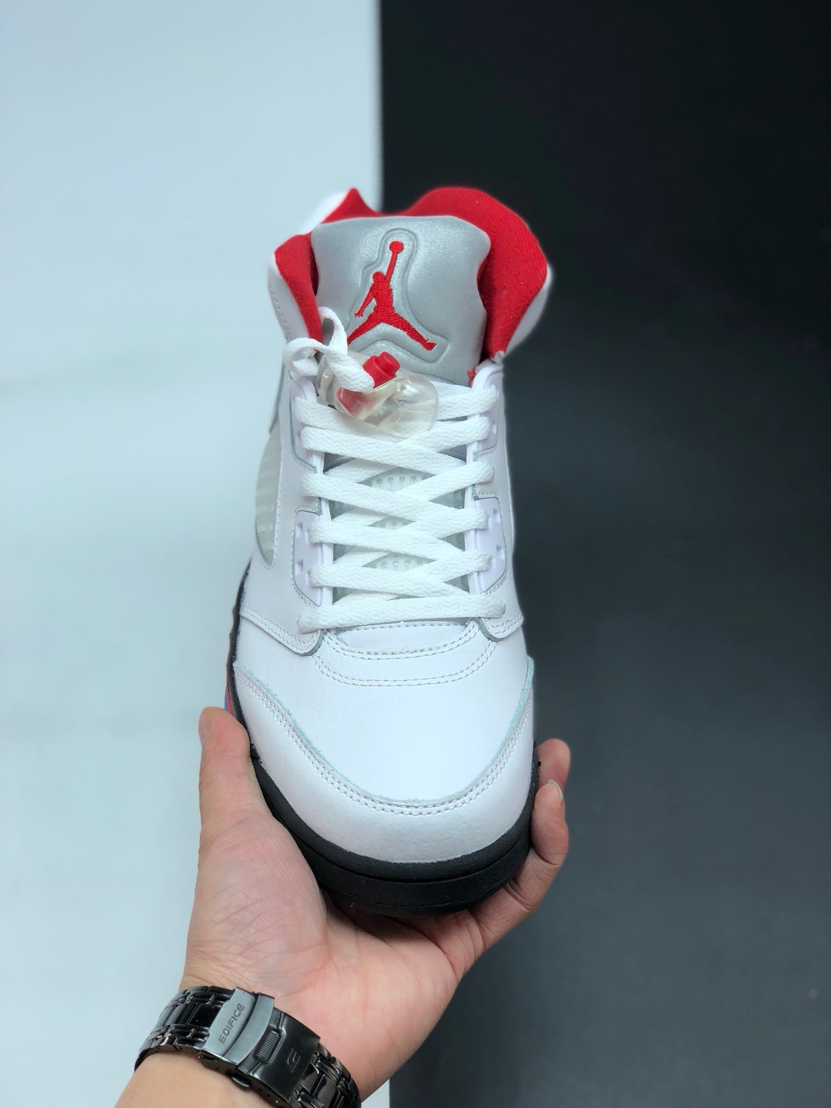 Sneakers, Red Colorway, Lace Up Design, Casual Gift for Sneaker Fans