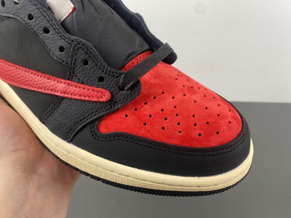 Low Top Sneakers, Black Red Colorway, Reverse Hook Design, Lace Up Design, Casual Gift for Sneaker Fans