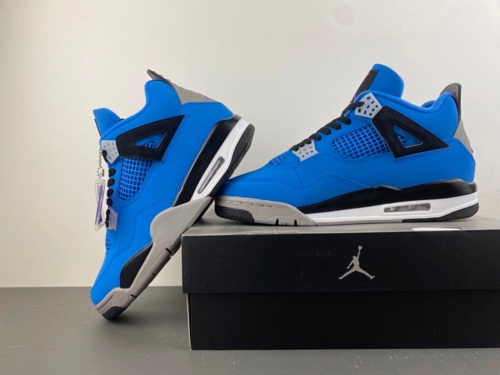 Mid Top Sneakers, Blue Black Colorway, Lace Up Design, Casual Gift for Sneaker Fans