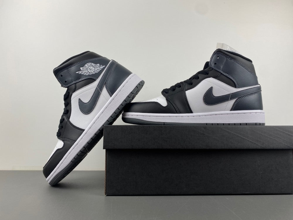 Mid Top Sneakers, Blue White Colorway, Lace Up Design, Casual Gift for Sneaker Fans