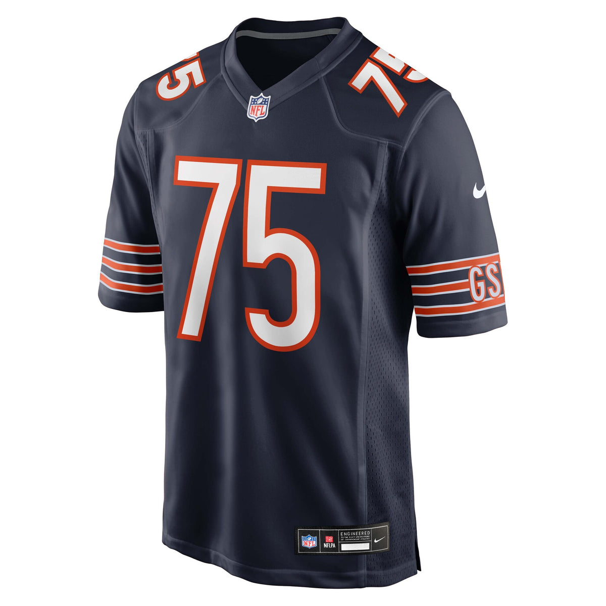Chicago Bears Ozzy Trapilo Navy Team Game Jersey