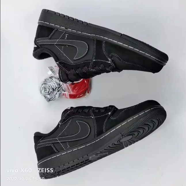Low Top Sneakers, Black Colorway, Reverse Hook Design, Lace Up Design, Casual Gift for Sneaker Fans