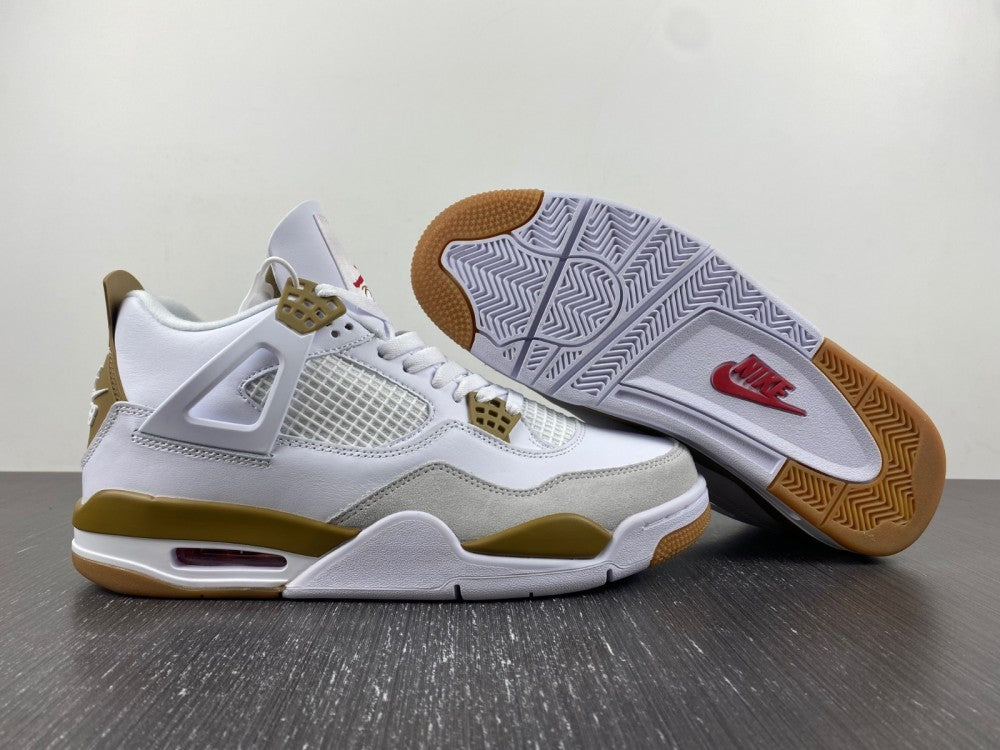 Sneakers, White Yellow Colorway, Leather Footwear, Lace Up Design, Casual Gift for Sneaker Fans