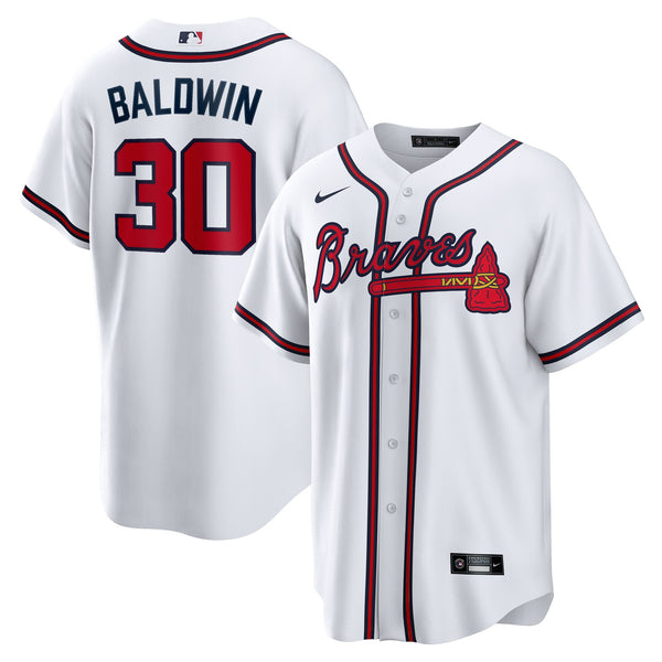 Atlanta Braves Drake Baldwin White Home Replica Jersey