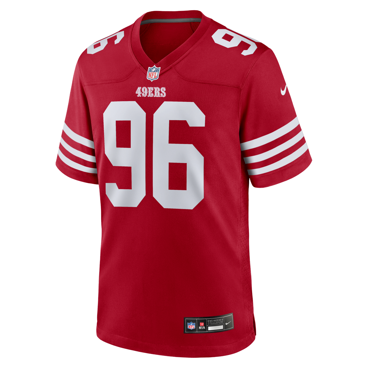 San Francisco 49ers Jordan Jefferson Scarlet Team Game Jersey