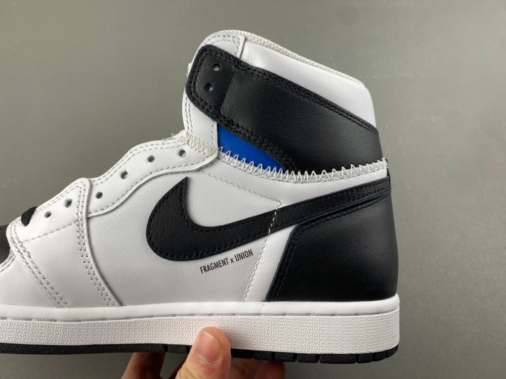 High Top Sneakers, Blue White Black Colorway, Lace Up Design, Casual Gift for Sneaker Fans