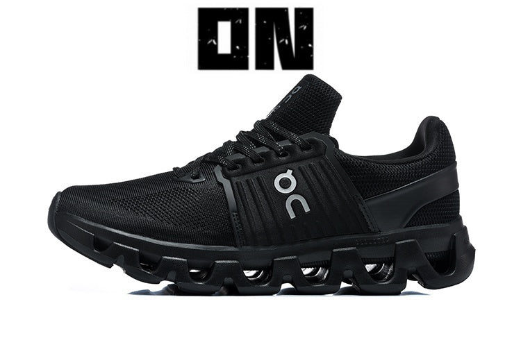 Low Top Sneakers, Black Colorway, Lace Up Design, Casual Gift for Sneaker Fans