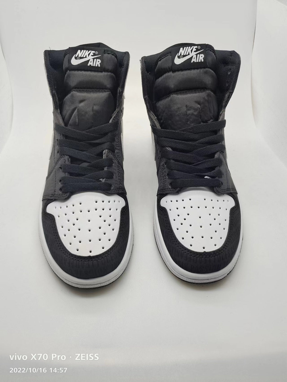 Sneakers, Black Gray White Colorway, Reflective Detail, Lace Up Design, Casual Gift for Sneaker Fans