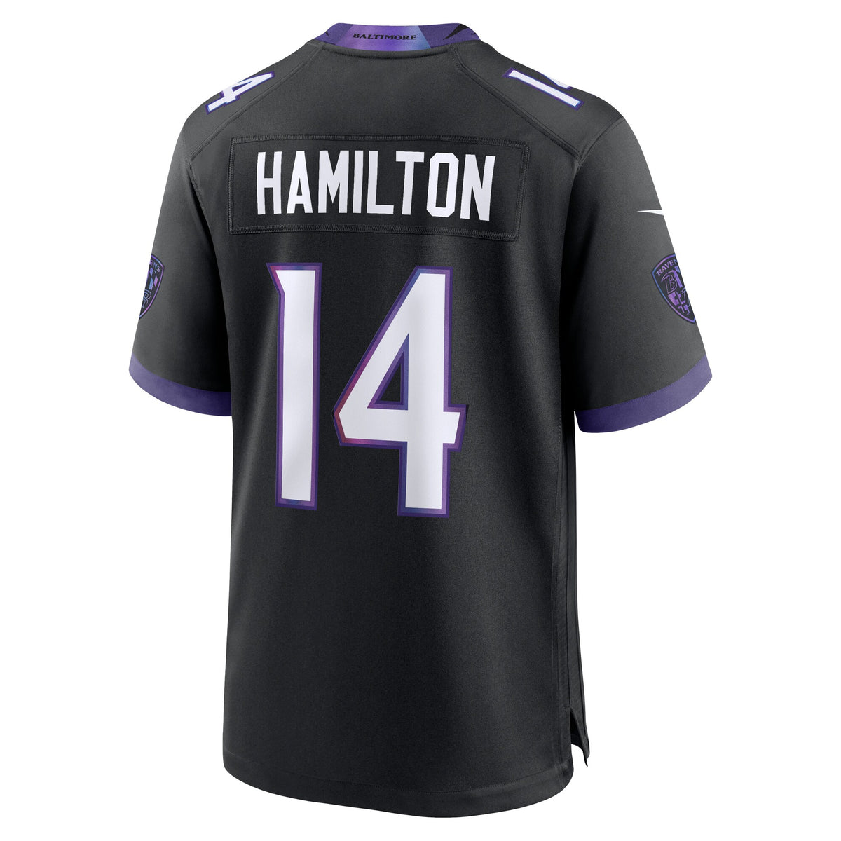 Baltimore Ravens Kyle Hamilton Black Alternate Game Jersey