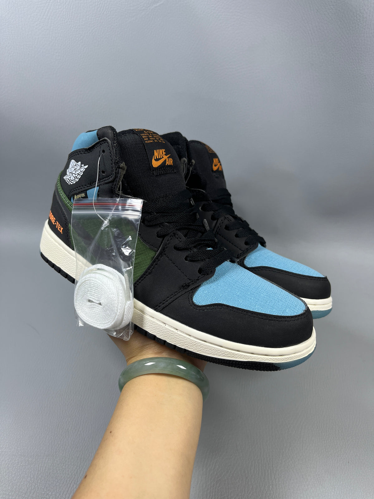 High Top Sneakers, Black Colorway, Lace Up Design, Casual Gift for Sneaker Fans
