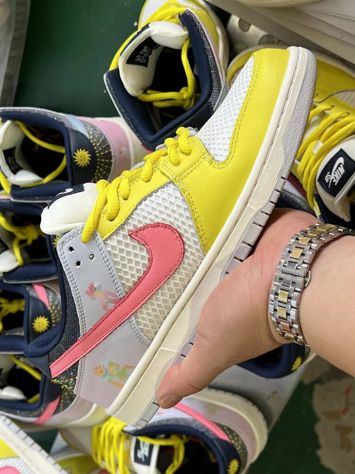 Low Top Sneakers, Multicolor Colorway, Lace Up Design, Casual Gift for Sneaker Fans