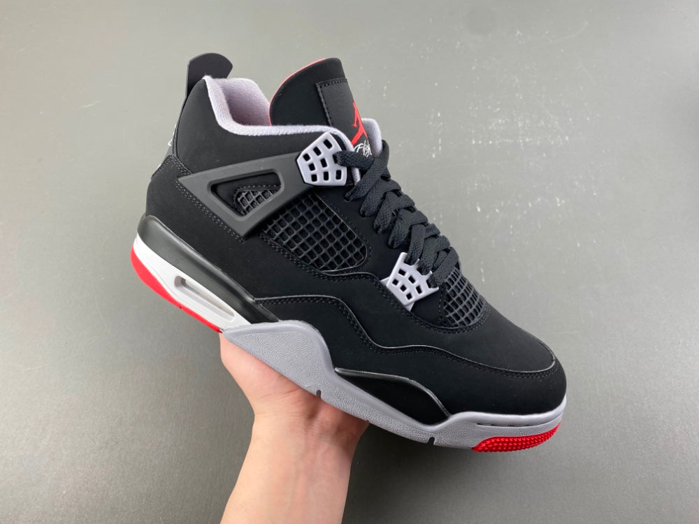 Mid Top Sneakers, Black Red Colorway, Lace Up Design, Casual Gift for Sneaker Fans