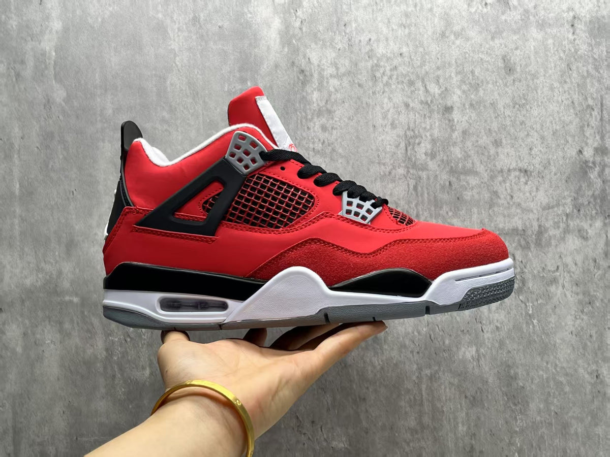 Low Top Sneakers, Red Black Colorway, Lace Up Design, Casual Gift for Sneaker Fans