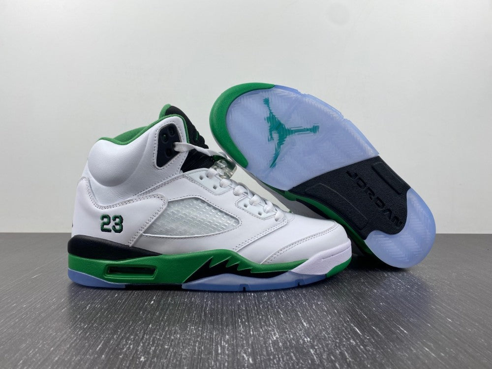Sneakers, White Green Colorway, Leather Footwear, Lace Up Design, Casual Gift for Sneaker Fans