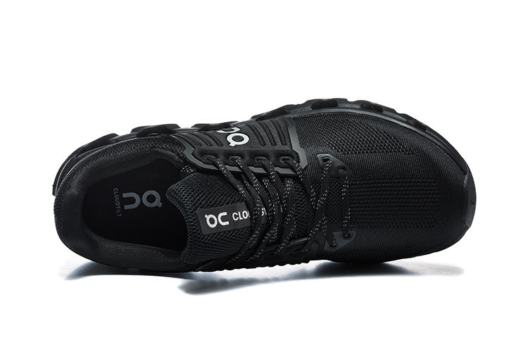 Low Top Sneakers, Black Colorway, Lace Up Design, Casual Gift for Sneaker Fans