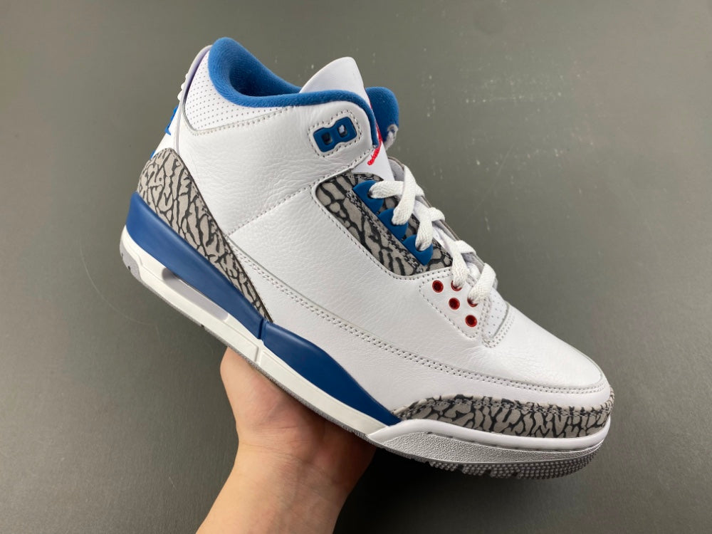 Retro Low Top Sneakers, Royal Blue White Colorway, Lace Up Design, Casual Gift for Sneaker Fans