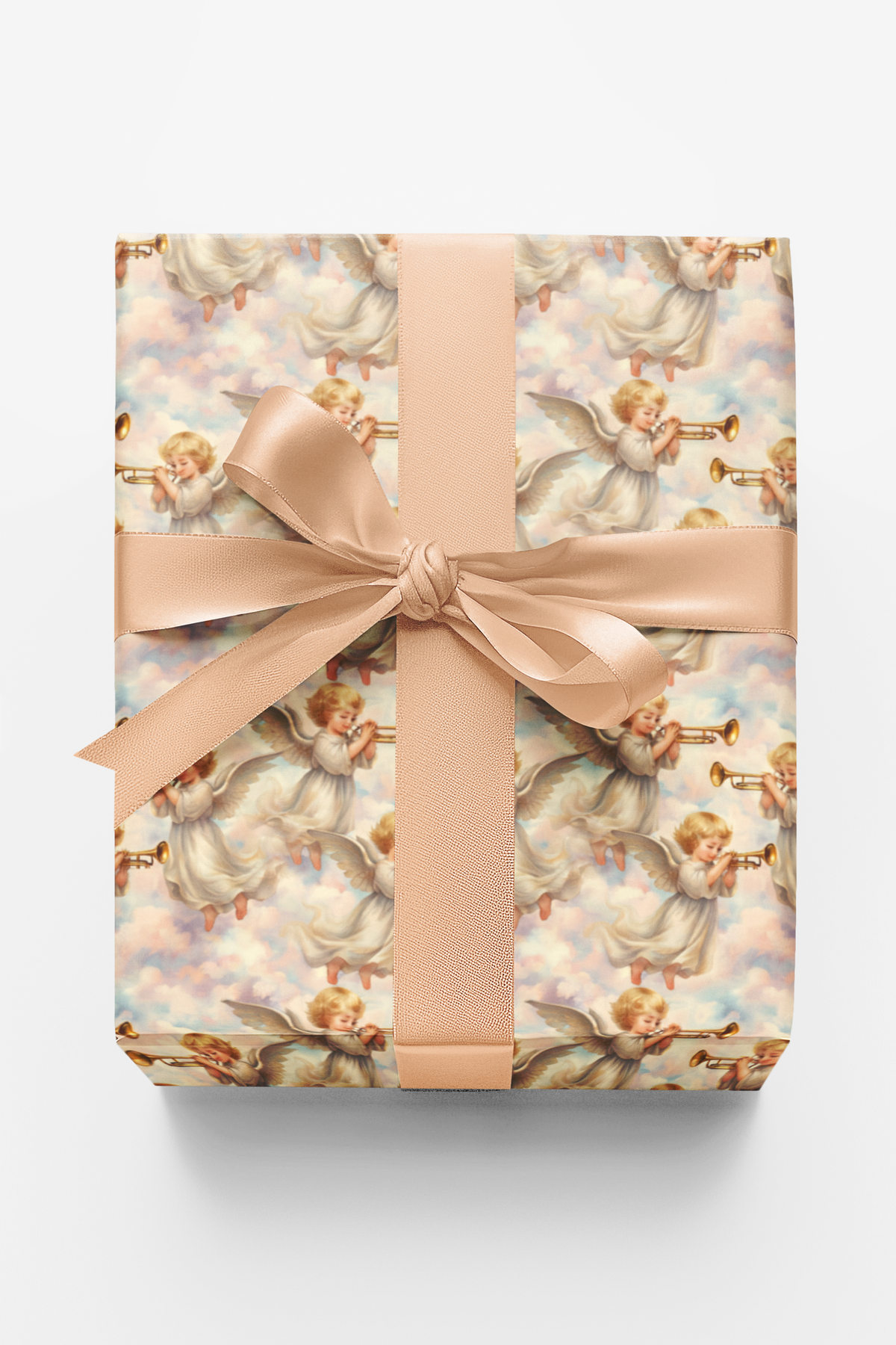 Celestial Angel Christmas Gift Wrap, Angels We Have Heard Wrapping Paper, Religious Holiday Wrapping Paper, Christian Gift Wr