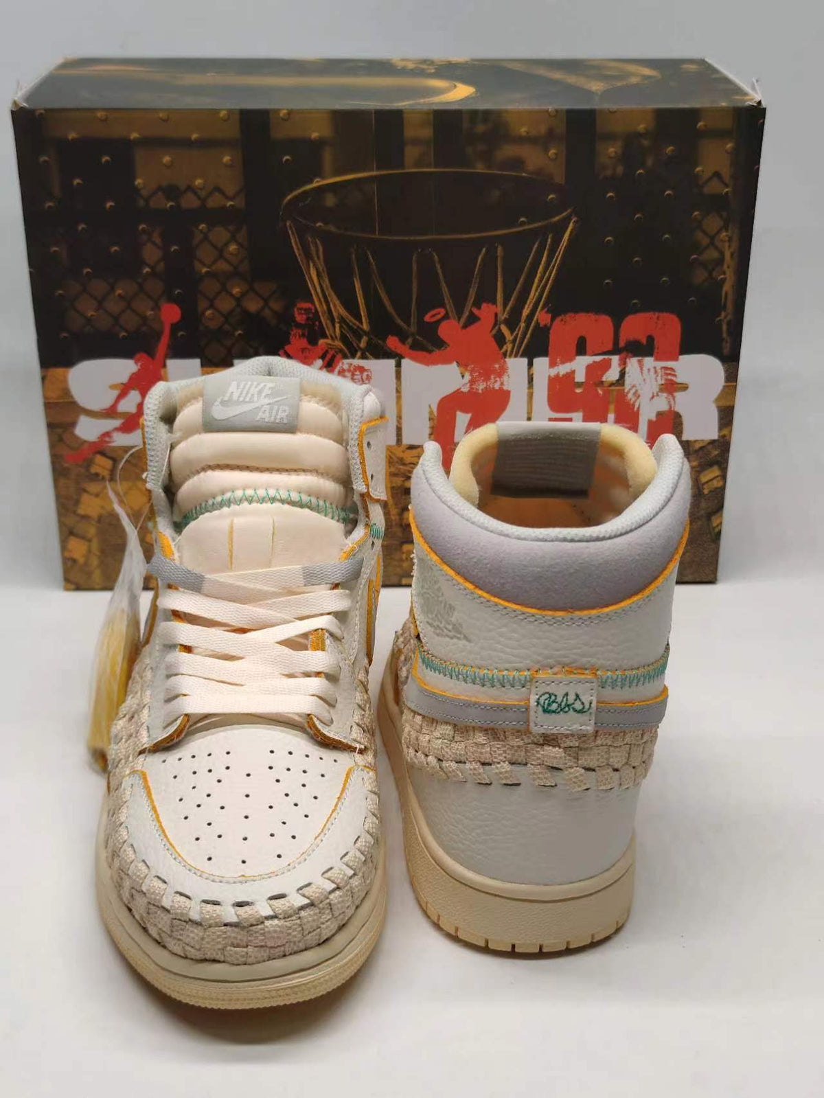 Sneakers, White Gray Colorway, Lace Up Design, Casual Gift for Sneaker Fans