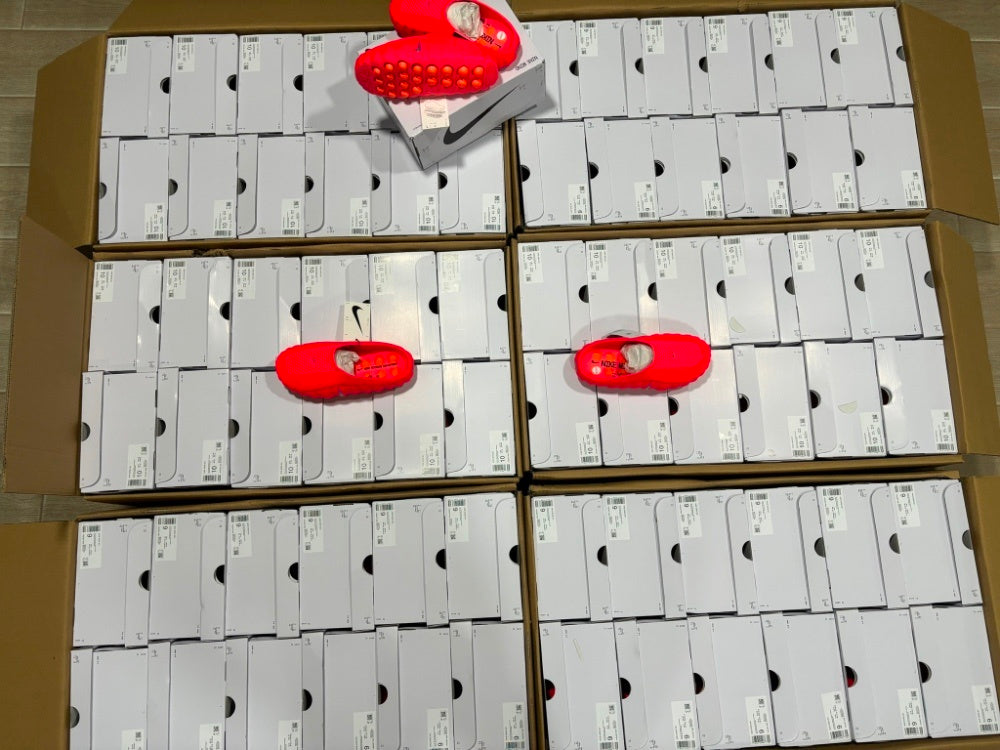 Slides, Red Colorway, Slip On Design, Casual Gift for Shoe Lovers