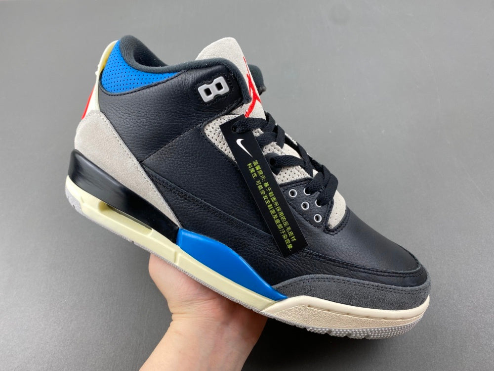 Low Top Sneakers, Blue Black Red Gray Colorway, Lace Up Design, Casual Gift for Sneaker Fans