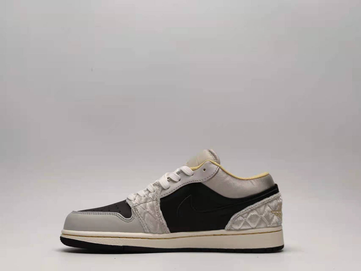 Low Top Sneakers, Black Gray Colorway, Lace Up Design, Casual Gift for Sneaker Fans