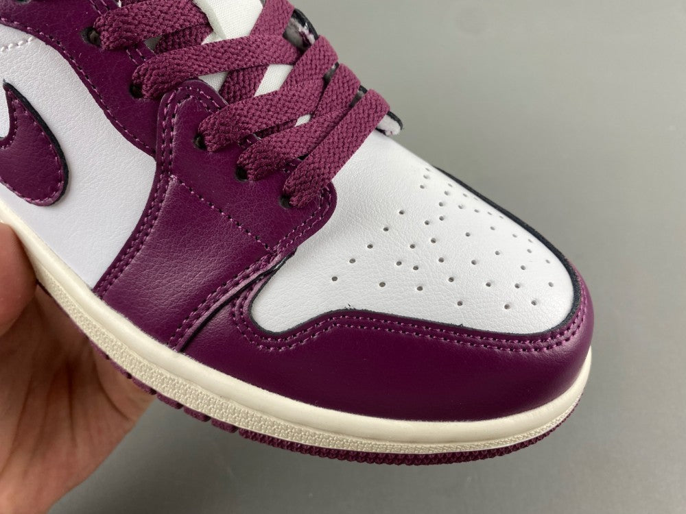 Low Top Sneakers, Burgundy White Colorway, Lace Up Design, Casual Gift for Sneaker Fans